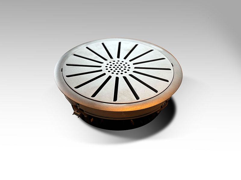 Doppelboden Drallauslass Krantz DN 150 grau