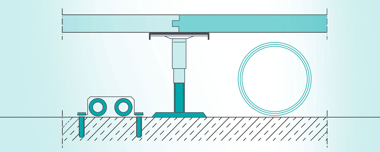 Raum für Klimatisierung und elektrische Anlagen